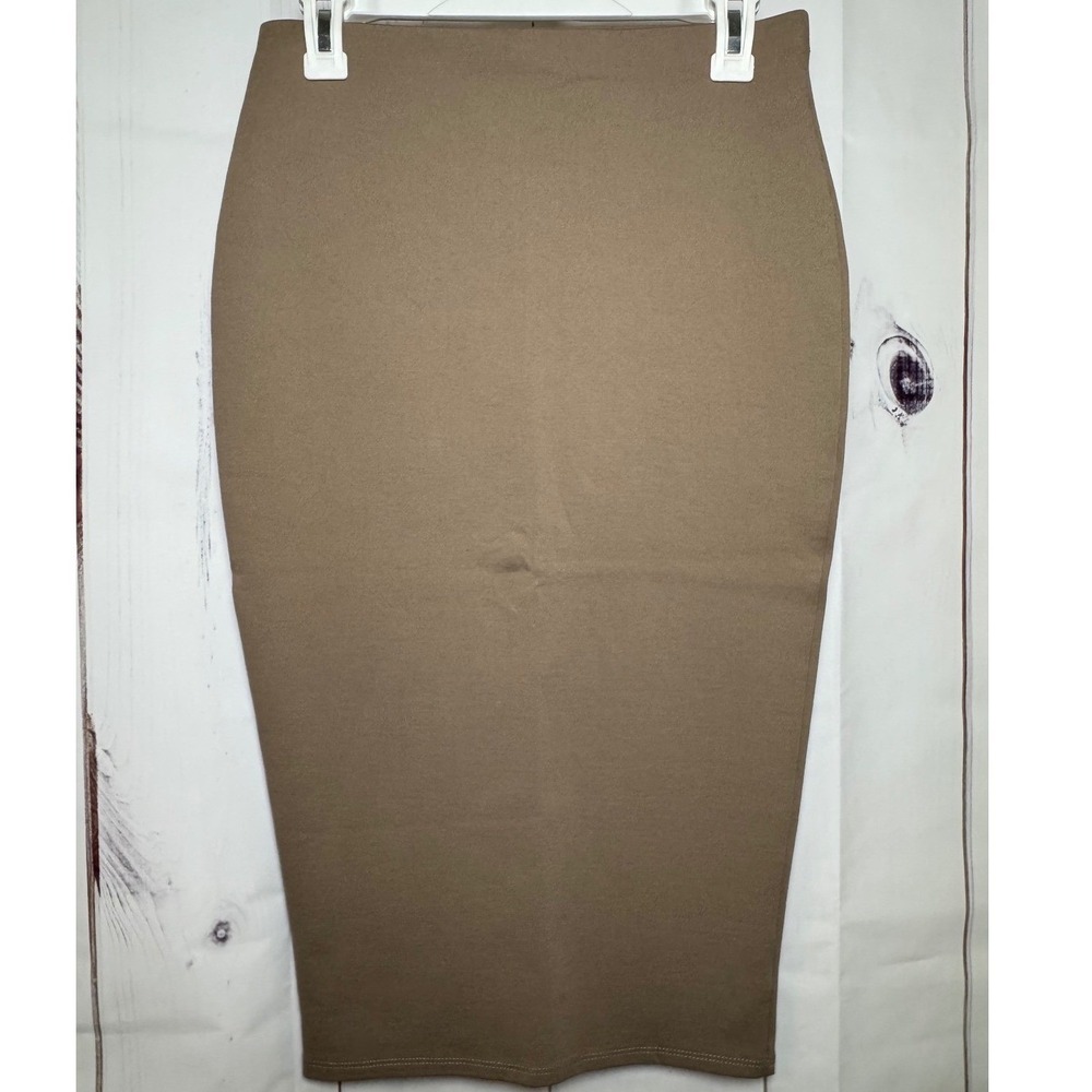 Light Brown Pencil Skirt / Size‎ Medium / Sku0038